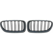 BMW 5-Serie F10/F11 13-17 Dubbelribbad Kolfiberlook Sportgrill / Njurar Sport-Look DIEDERICHS